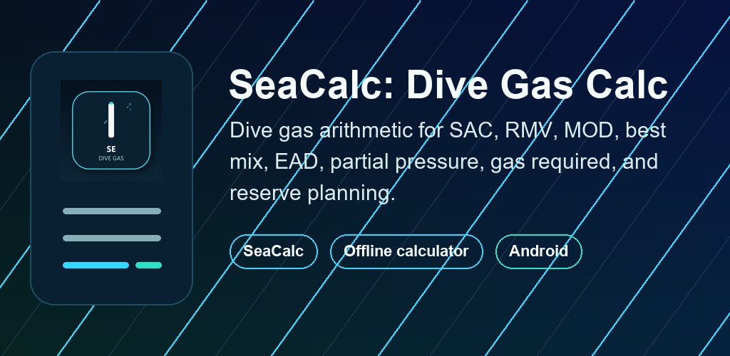 SeaCalc: Dive Gas Calc feature graphic